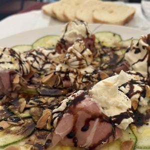 Carpaccio calabacin