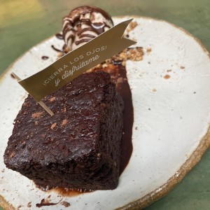 Brownie con Helado