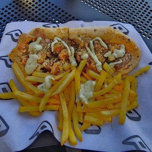 Pepito con camarones 