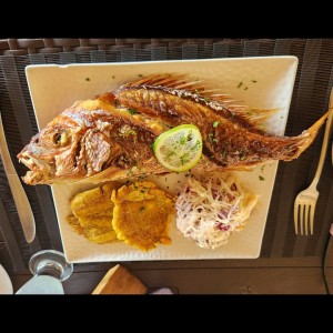 Pargo frito