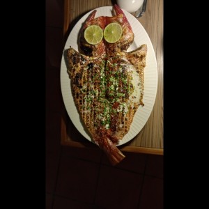 Pargo a la brasa