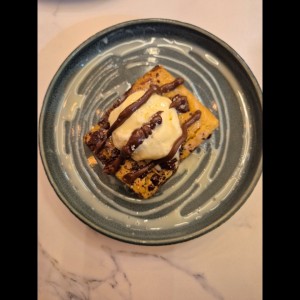 Brookie con helado
