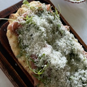 Pizza a la pala prosciutto