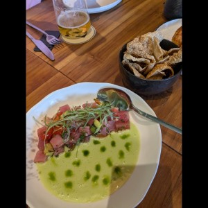 tartar atún 
