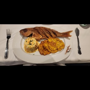 Pargo frito
