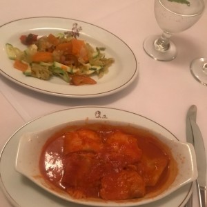 Cazuela de Robalo(estado justo ofrecido)