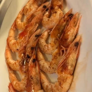 Gambas a la parrilla