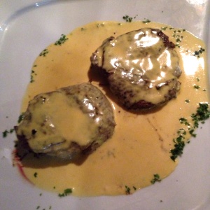 Medallones de lomito a la mostaza