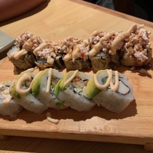 Dragon especial y Crunch chicken