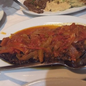 berenjena con carne