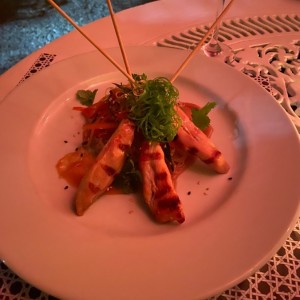 satay de pollo