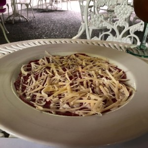 carpaccio de lomito