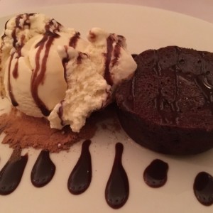 fondant de chocolate