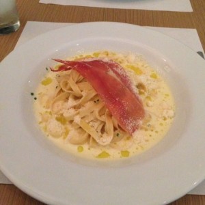 Tagliateli al parmesano..!