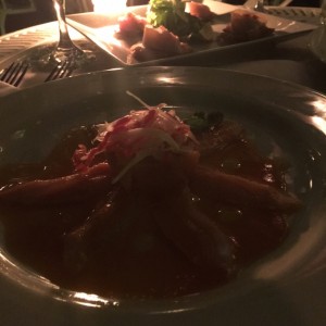 Tiradito Aprule y Tostones