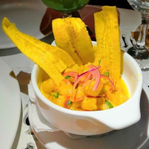 Ceviche de pescado blanco