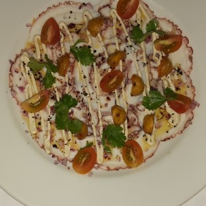 carpacho de pulpo