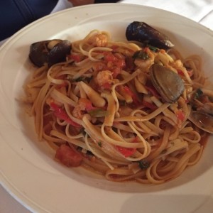pasta con mariscos