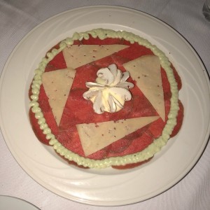 Carpacio de lomito, bueno
