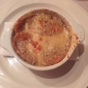 sopa de cebolla