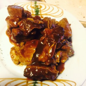 Costillas de res BBQ