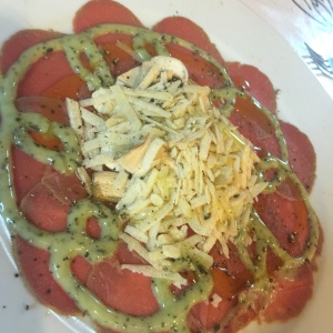 Carpaccio de lomito