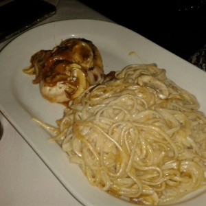 Cartoccio de pollo con Linguini