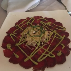 Carpaccio de lomito!