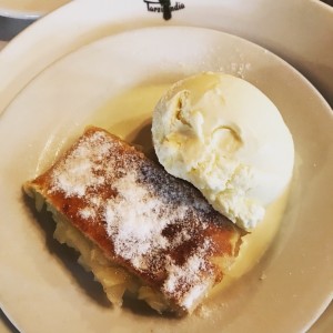 strudel de manzana. 