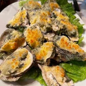Ostras con queso gratinado (DIVINAS)