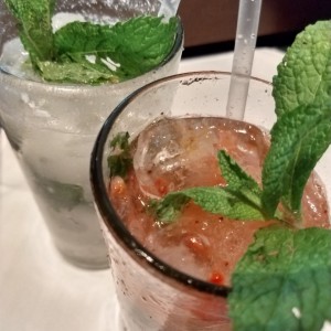 mojitos de fresa y coco