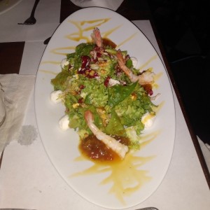 Ensalada de langostinos