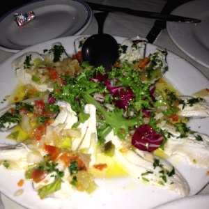 Boquerones a la vinagreta