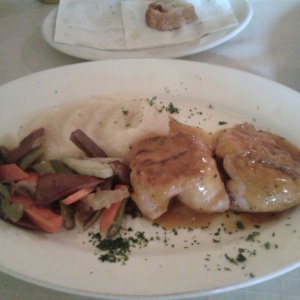 Lomos de pollo con miel y mostaza