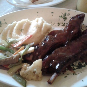 Costillas a la bbq