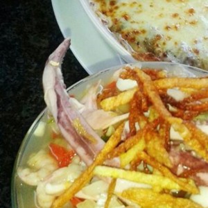 ceviche y pasticho