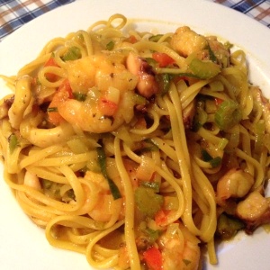 Fideua -pasta fettucine - principal