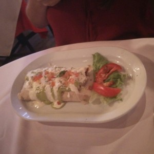 Burrito de pollo