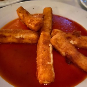 dedos de mozzarella