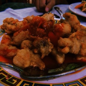 pollo dulce-agrio