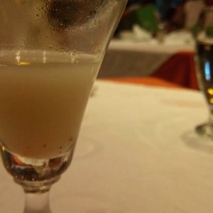 Leche de Tigre = jugo del ceviche + vodka