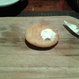 Arepitas con nata 