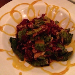 Ensalada Positano con higos secos