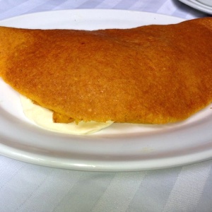 Cachapa con queso telita!