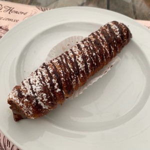 Canoli de chocolate