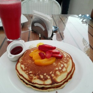 Panquecas con frutas