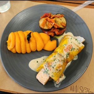 Salmón al plátano 