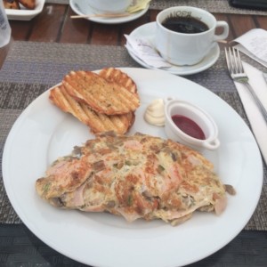 Desayuno omellete