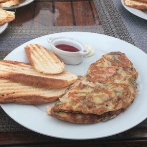 desayuno omellete