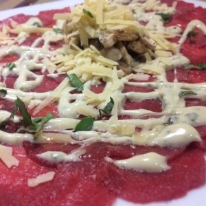carpaccio de lomito
